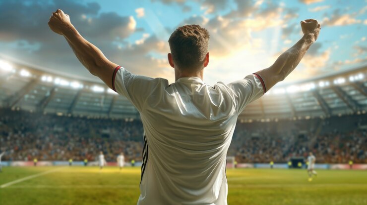 Free Photo soccer stadium full of people
