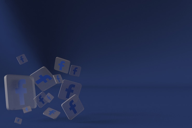 Free Photo social media background facebook