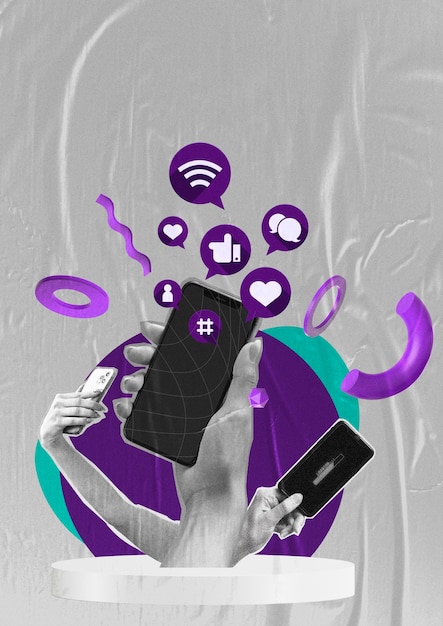 Social media concept composition
