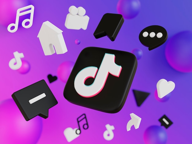 16,000+ Tik Tok Icon Set Pictures