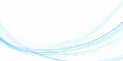 Foto gratuita morbide linee blu sullo sfondo in stile onda