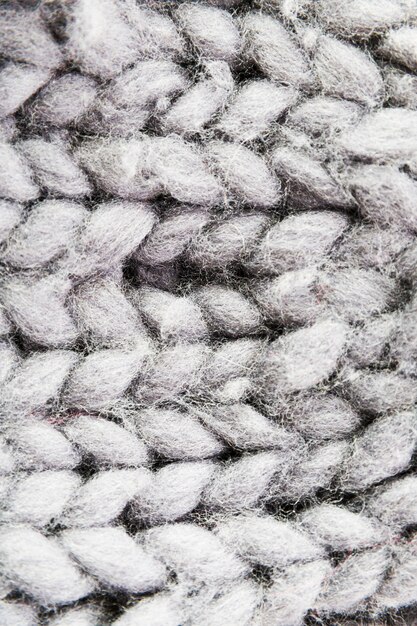 Soft fibers with knitted pattern