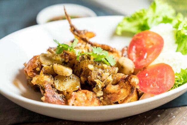 Soft Shell Crab with chilli salt