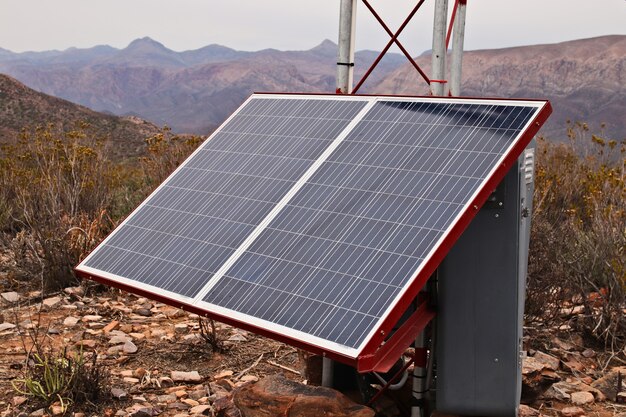 A solar power panel.