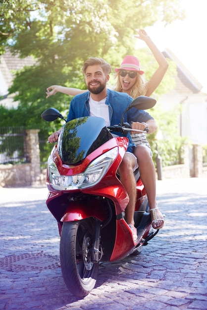 Qualche follia durante il giro in scooter