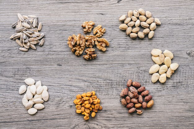 Some nuts of different types