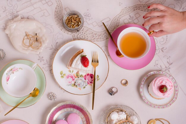 Sophisticated tea party assortment