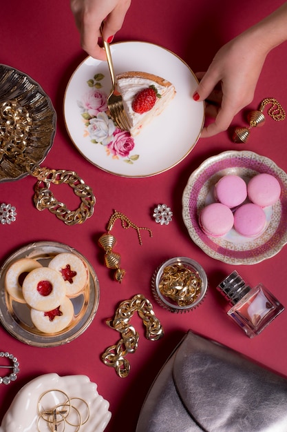 Sophisticated tea party assortment