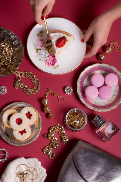 Sophisticated tea party assortment