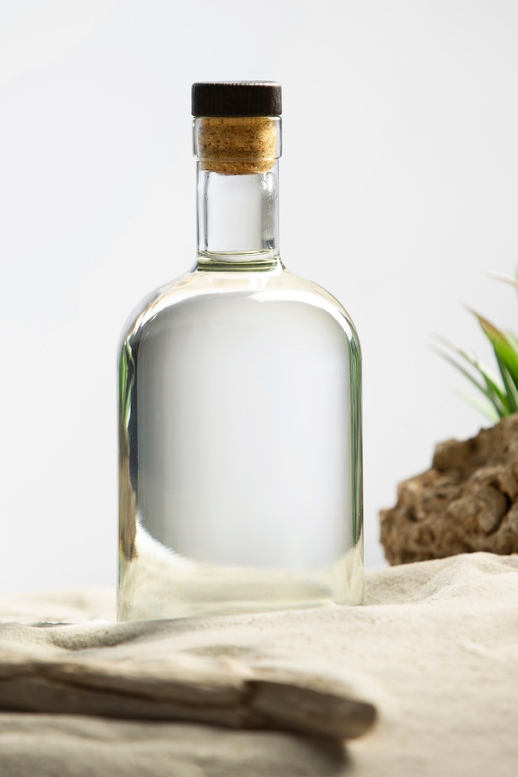 Free Photo sotol drink still life