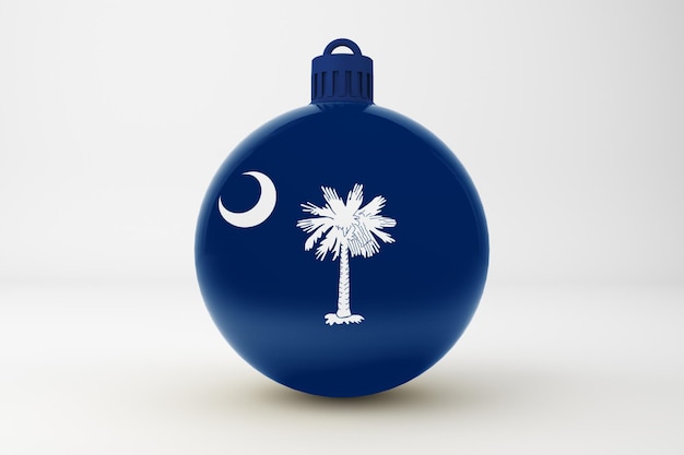 Free photo south carolina christmas ball