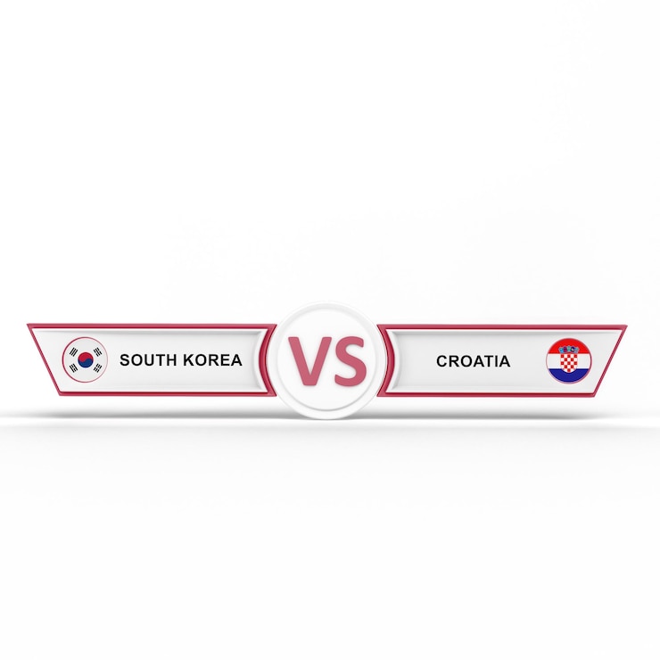 무료 Photo 한국 대 크로아티아 경기