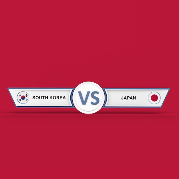 Free photo south korea versus japan match