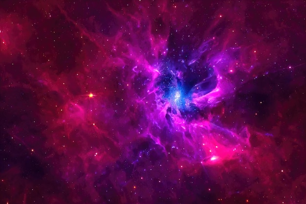 Космический фон реалистичный звездный ночной космос и сияющие звезды млечный путь и галактика цвета звездной пыли