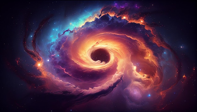 Space Galaxy Astronomy Star Backgrounds Nebula Night Abstract Generated ...