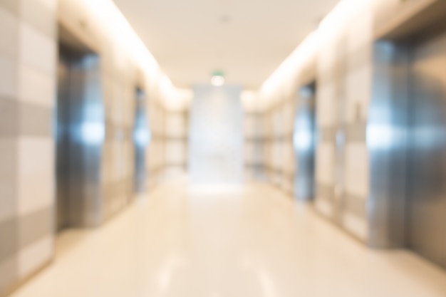 Free photo spacious corridor with metal doors