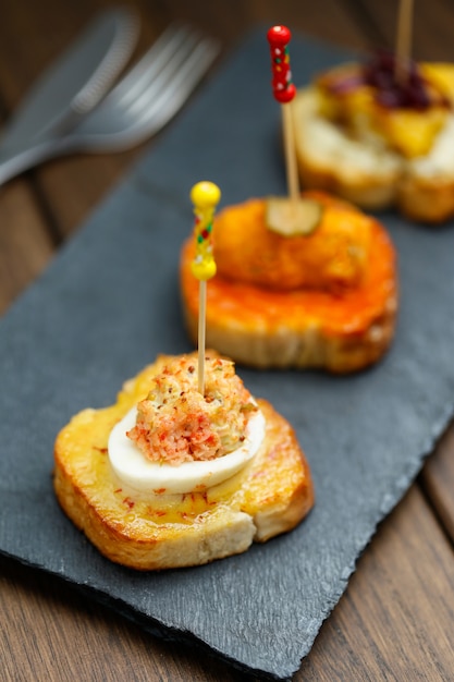 Free photo spanish snack tapas