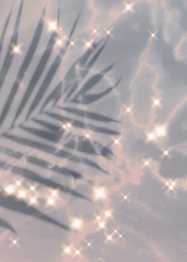 Free Photo sparkle effect tropical leaf background