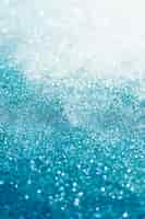 Free photo sparkly teal glitter background