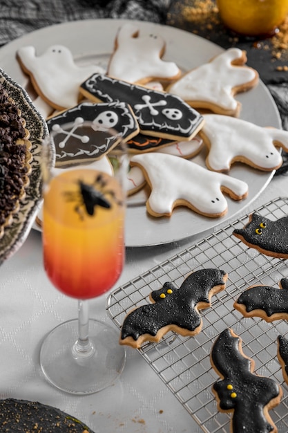 Foto gratuita dolcetti specifici per halloween