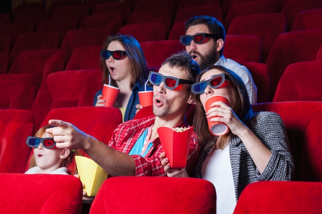 The spectators in the cinema