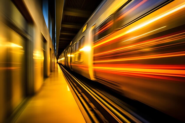 speed train transport background