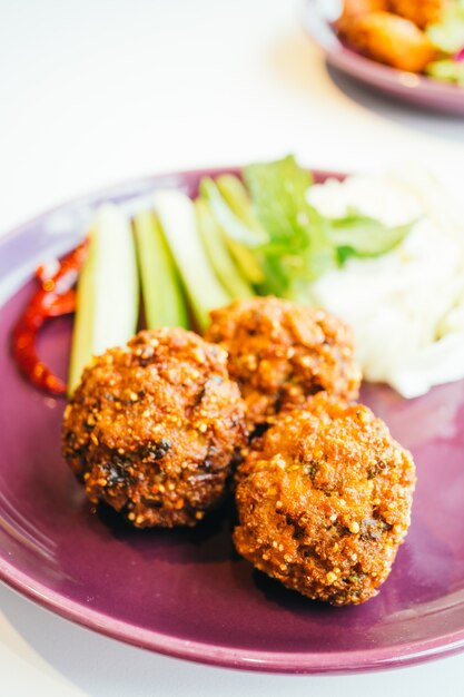 Spicy minced pork ball