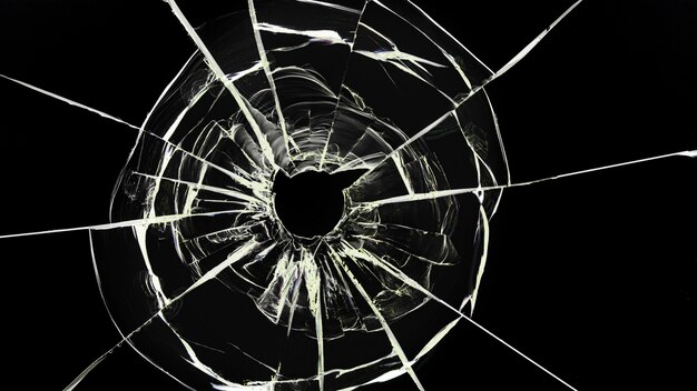 images Bullet Hole In Glass spider shaped hole in the glass