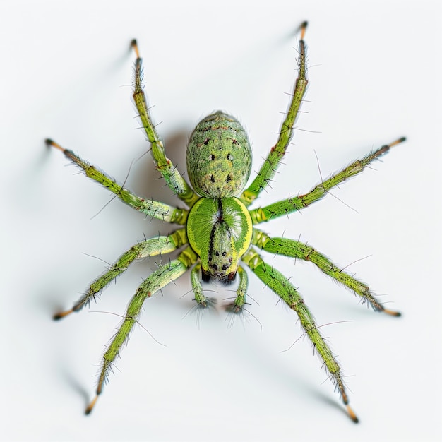 Free photo spider in studio environment