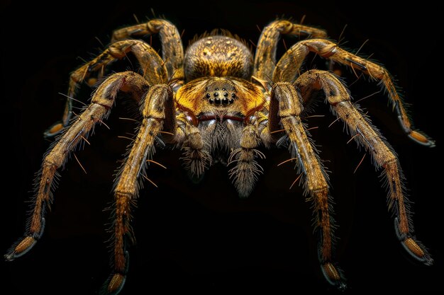 Spider in studio environment