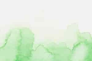 Free photo spills of green watercolor