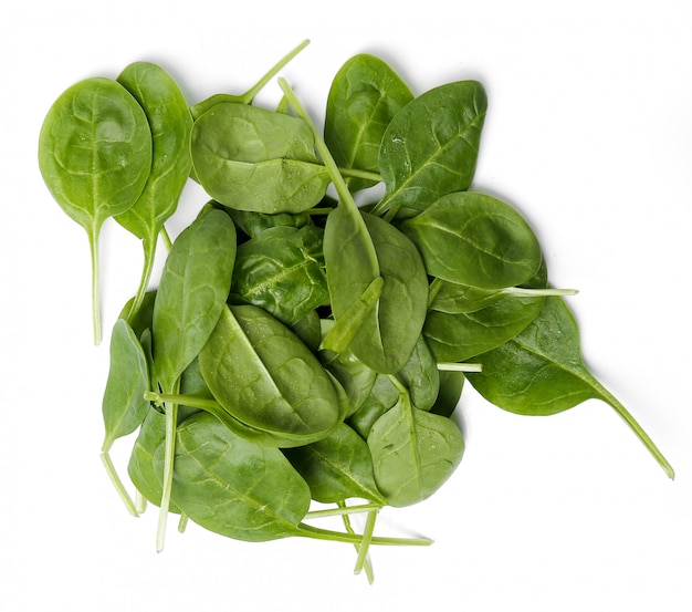 Spinach on the table