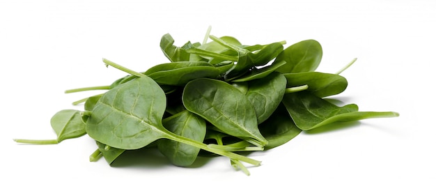 Spinach on the table