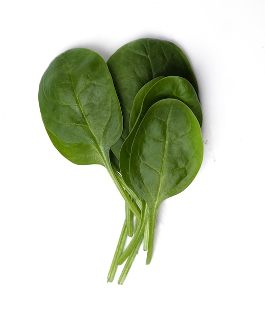 Spinach on the table