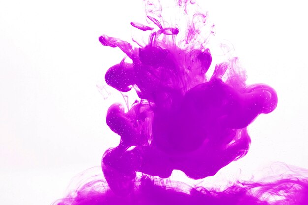 Splash of purple paint