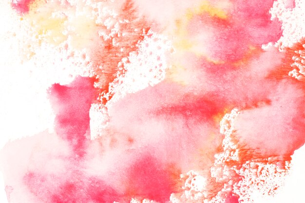 splashes of red watercolor backdrop