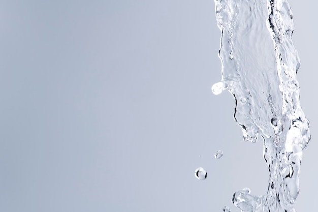 Splashing water texture background, gray design