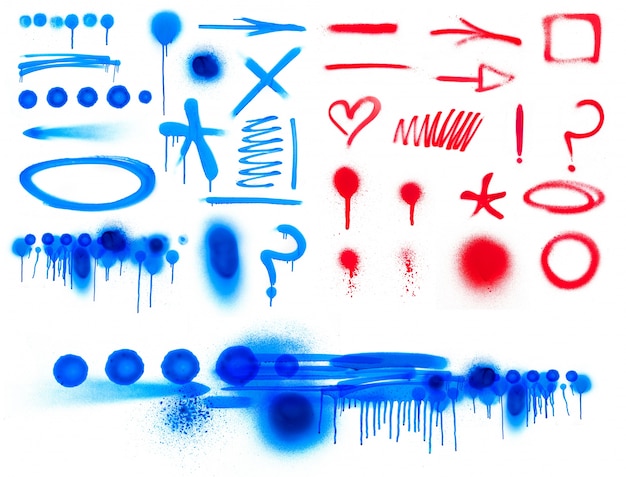 Free photo splattered brush shape ink graphic