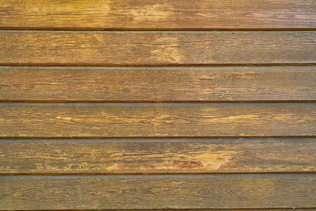 Spoiled wooden wall