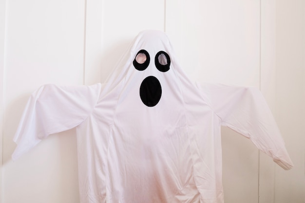 Free photo spooky ghost costume