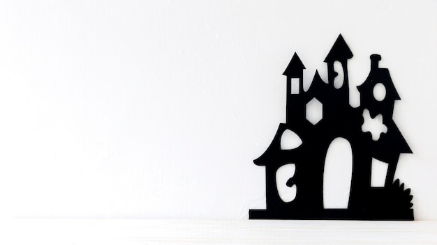 Spooky paper castle for Halloween