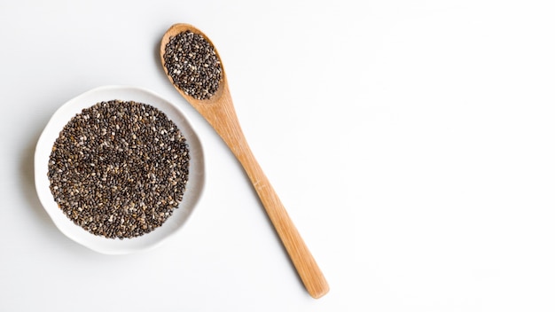 Spoon and bowl full of spices 