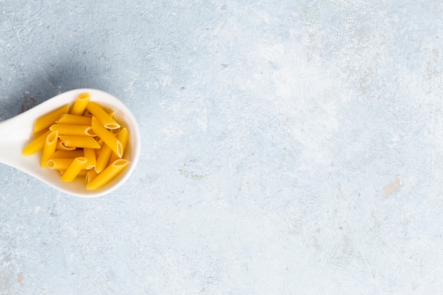 Savor the Deliciousness of a Spoon Full of Penne Pasta