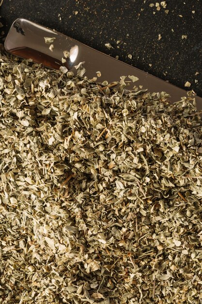 Spoon near dill seeds