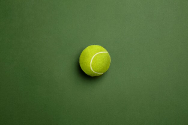 Sport equipment isolated on green studio background