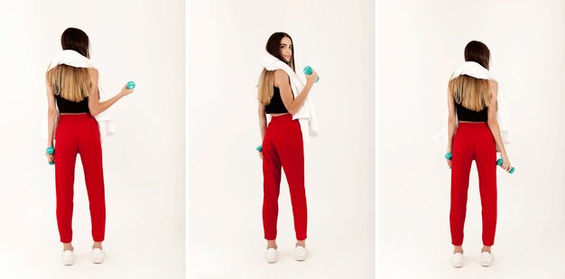 sport girl body