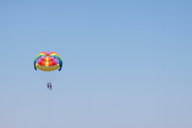 sports blue sky summer activity parasailing