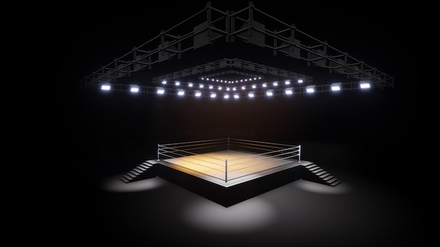 Sports wrestling and boxing sport 4k professional background