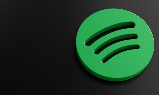 Download Free Spotify Logo Minimal Simple Design Template Copy Space 3d Use our free logo maker to create a logo and build your brand. Put your logo on business cards, promotional products, or your website for brand visibility.