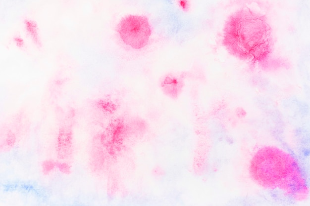 Spots of fuchsia watercolor